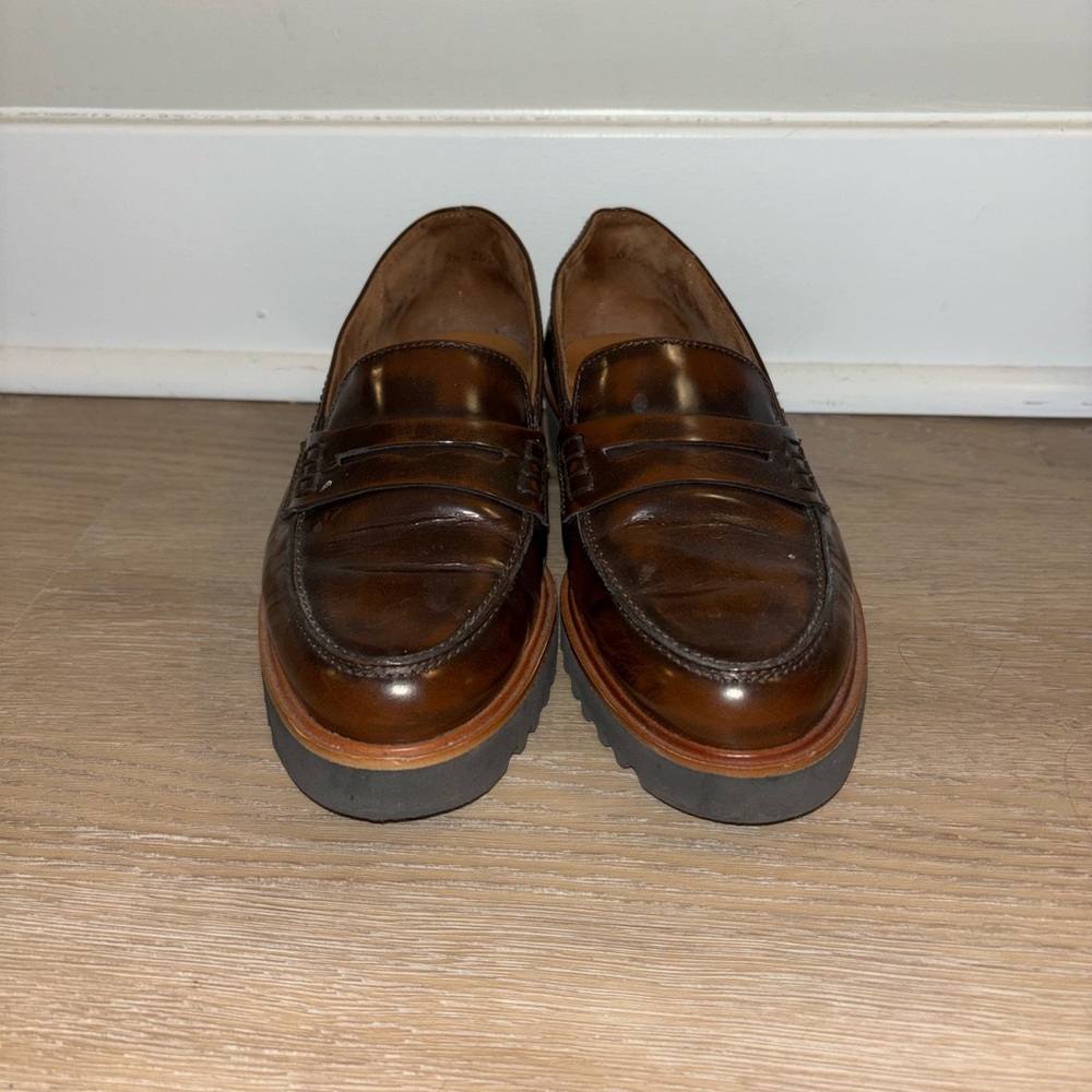 Paul Green Dazzle Women’s Dark Brown Leather Loafers